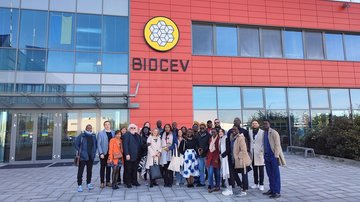 Young African leaders visited BIOCEV